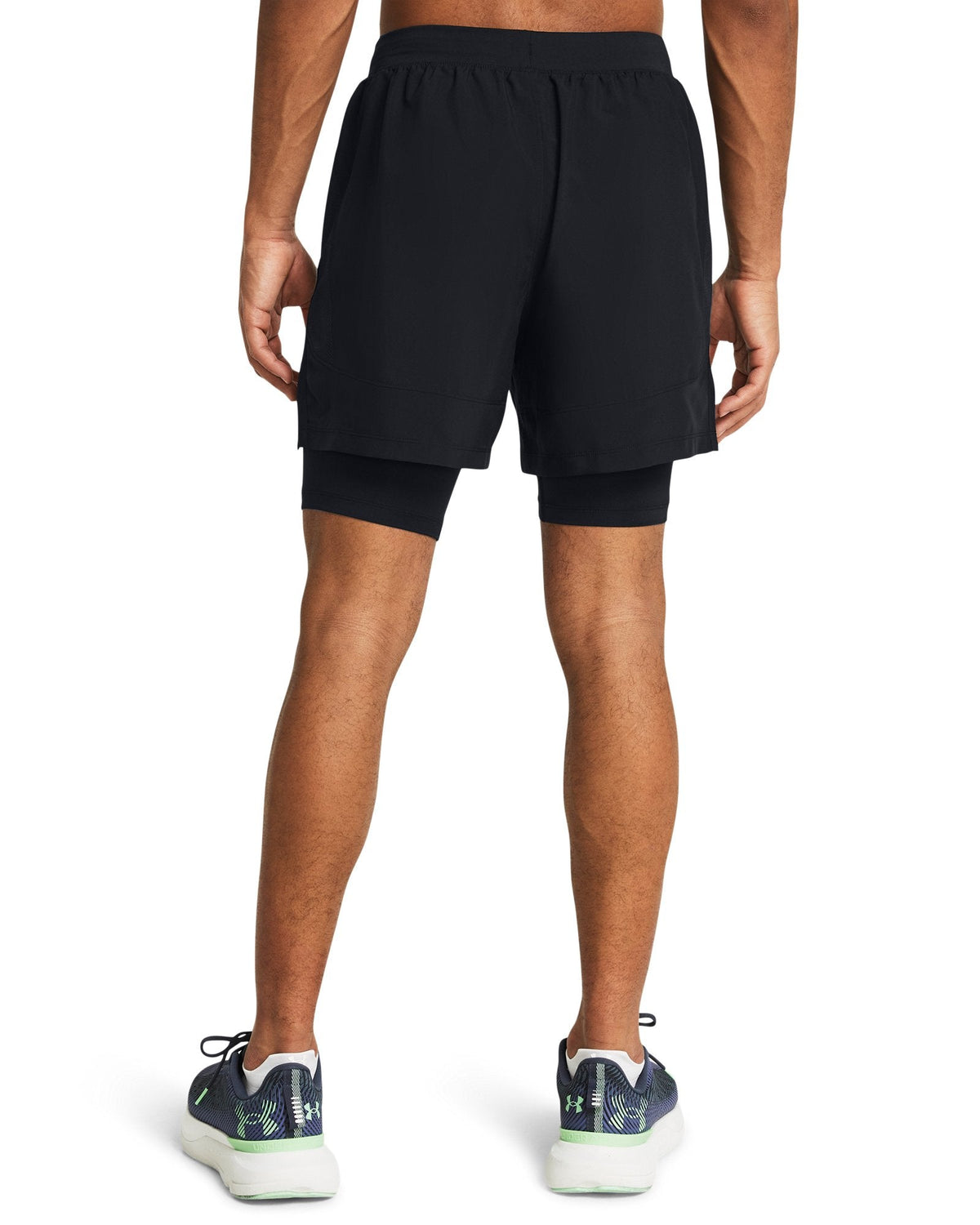 UA Launch Men's 2-in-1 5" Shorts - Black