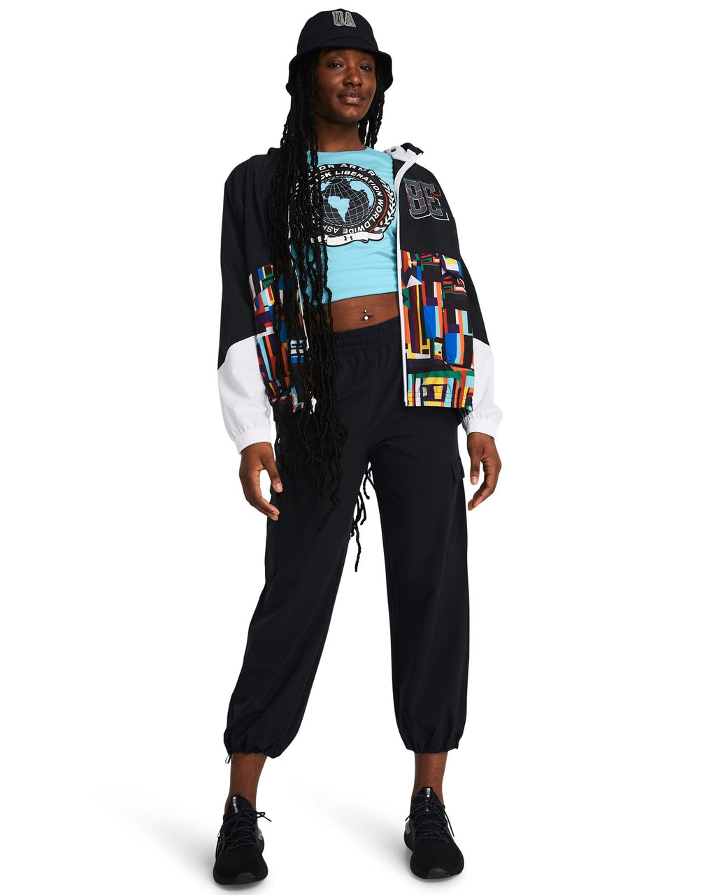 UA Rival Woven Women's Cargo Pants - Black