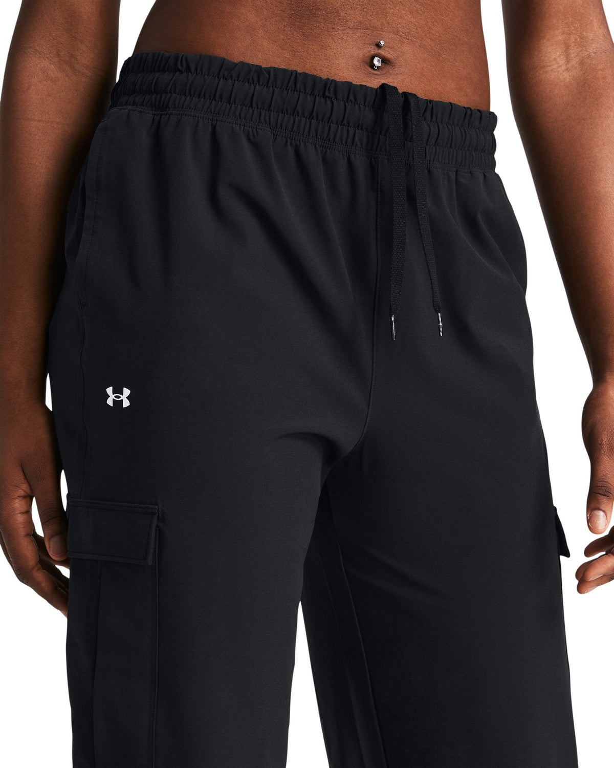 UA Rival Woven Women's Cargo Pants - Black