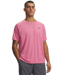 UA Tech™ Textured Men's Short Sleeve - Pink