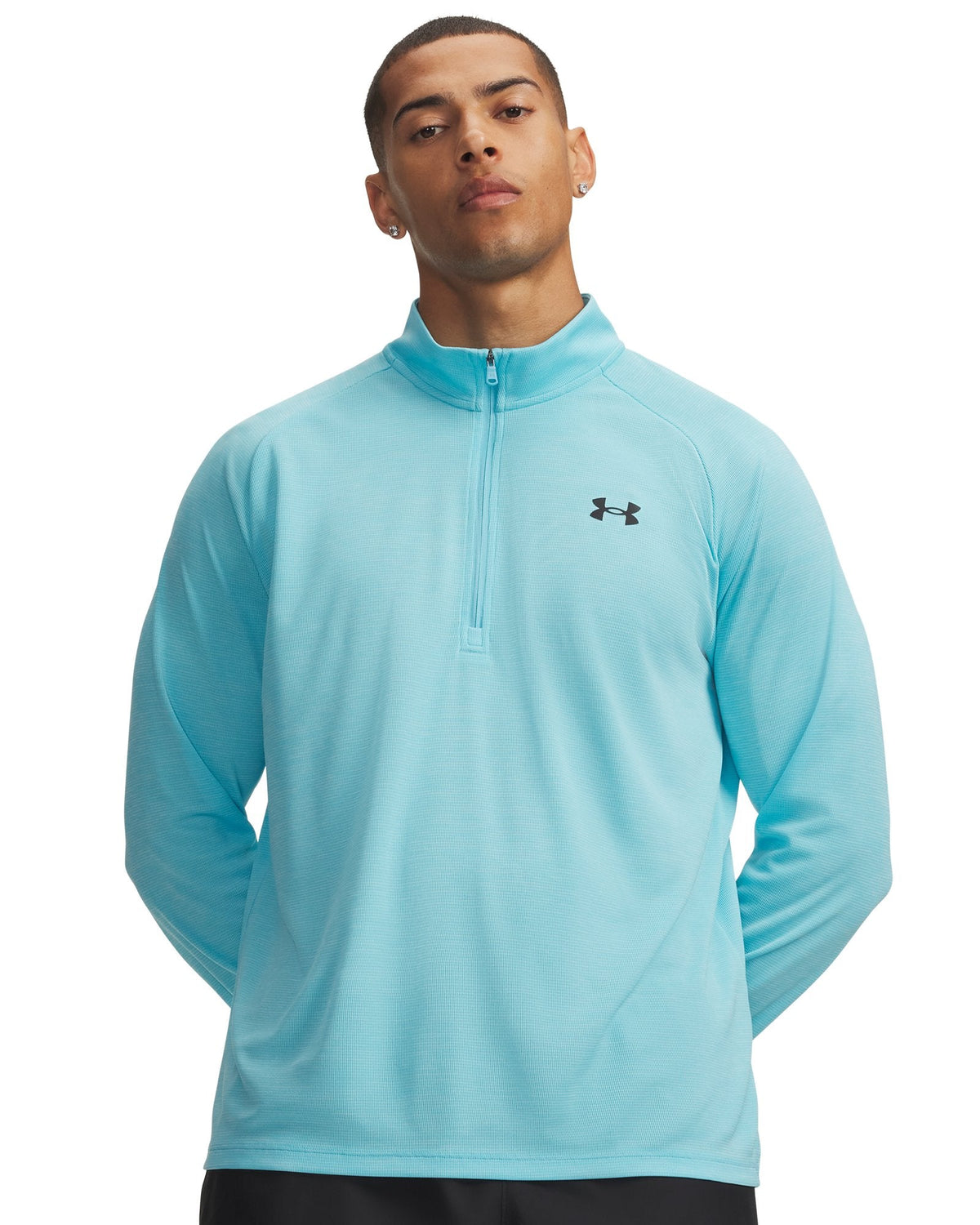 UA Tech™ Textured Men's ½ Zip - Blue
