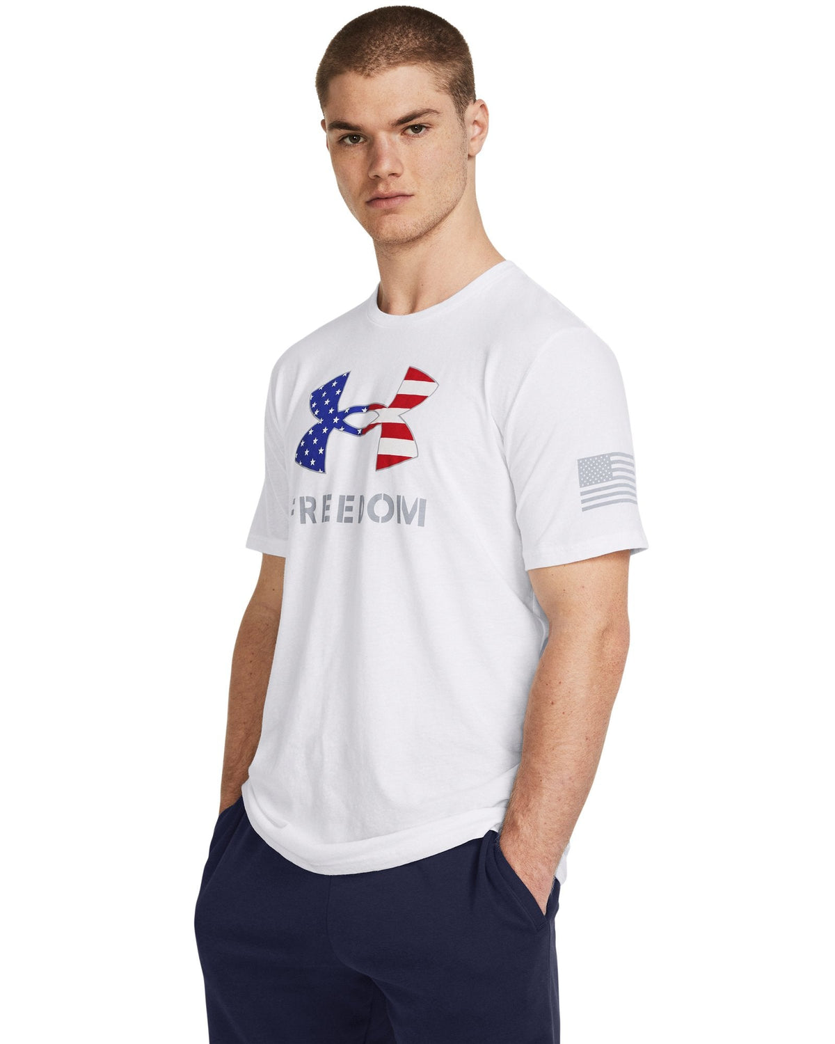 UA Freedom Logo Men's T-Shirt - White