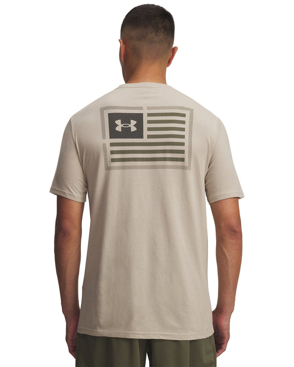 UA Freedom Flag Variation Men's T-Shirt - Brown