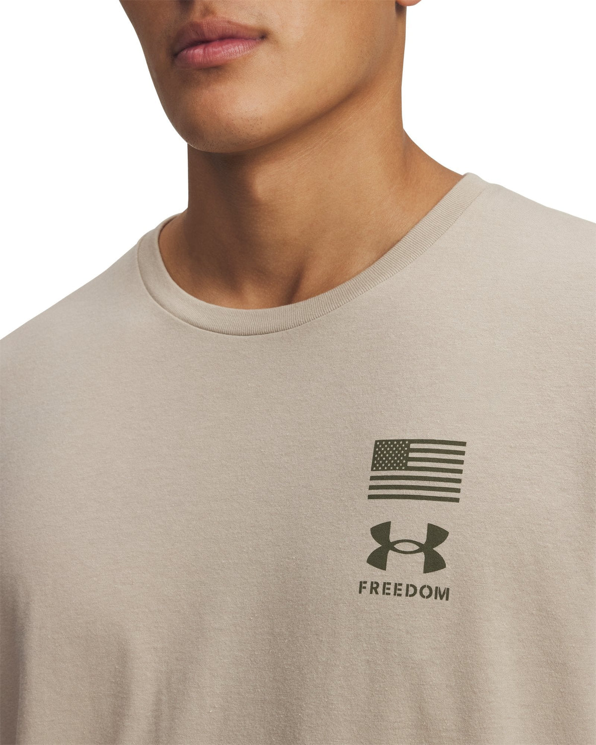 UA Freedom Flag Variation Men's T-Shirt - Brown