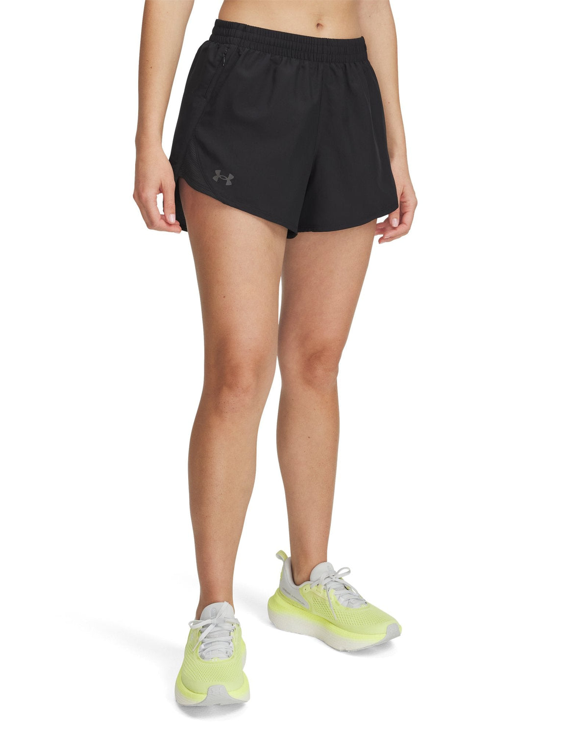 UA Fly-By Women's 3.5" Shorts - Black