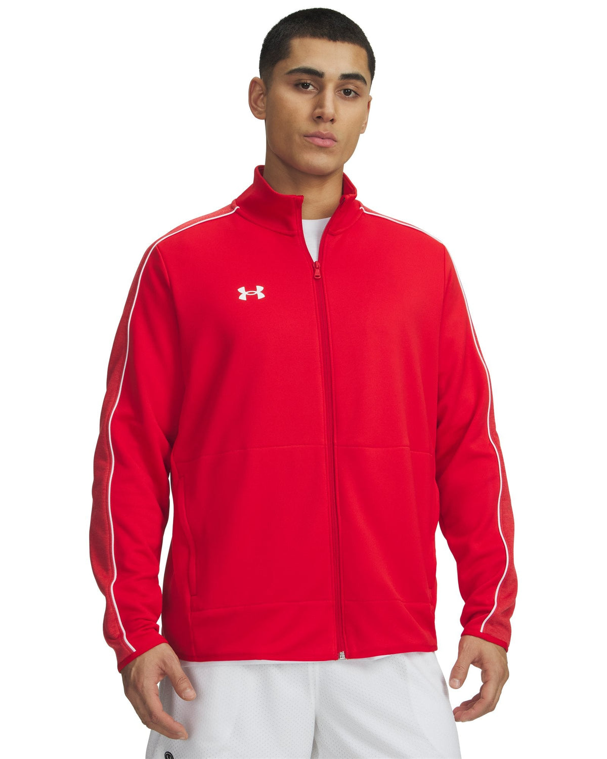 UA Command Men's Warm-Up Full Zip - Red