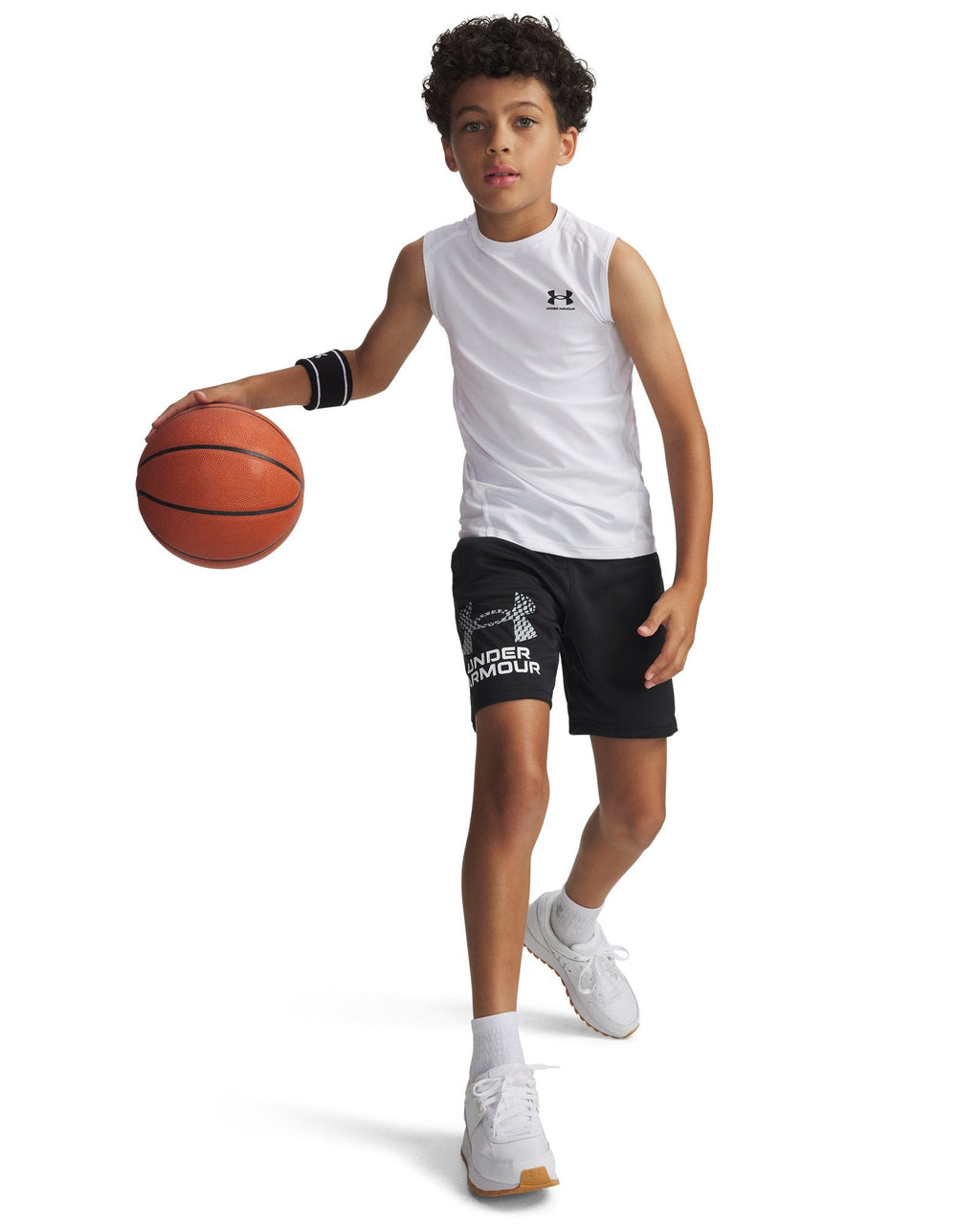 UA Tech™ Logo Boys' Shorts - Black