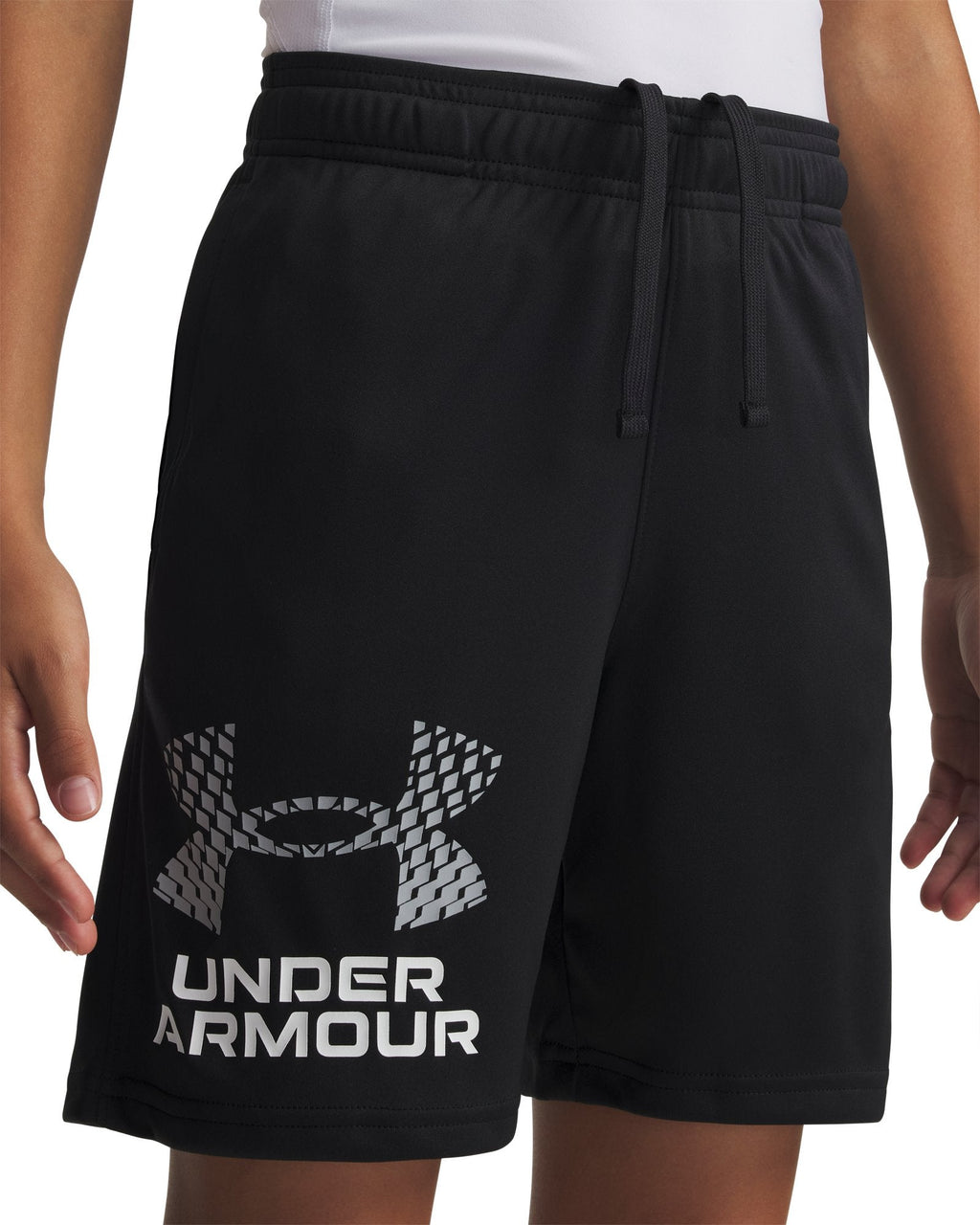 UA Tech™ Logo Boys' Shorts - Black