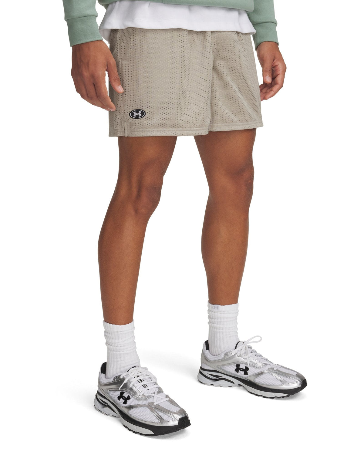 UA Icon Mesh Men's 5" Shorts - Brown
