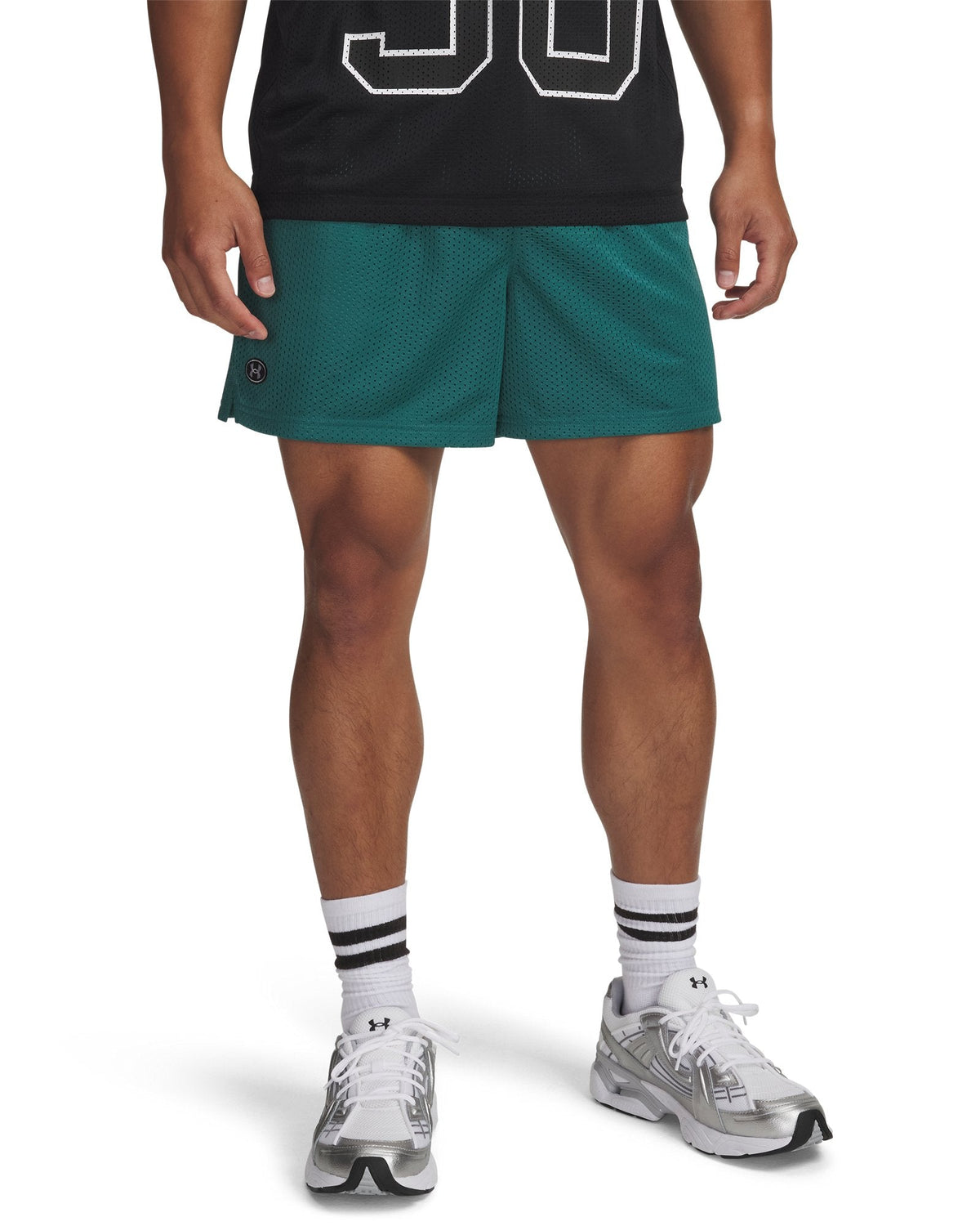UA Icon Mesh Men's 5" Shorts - Green