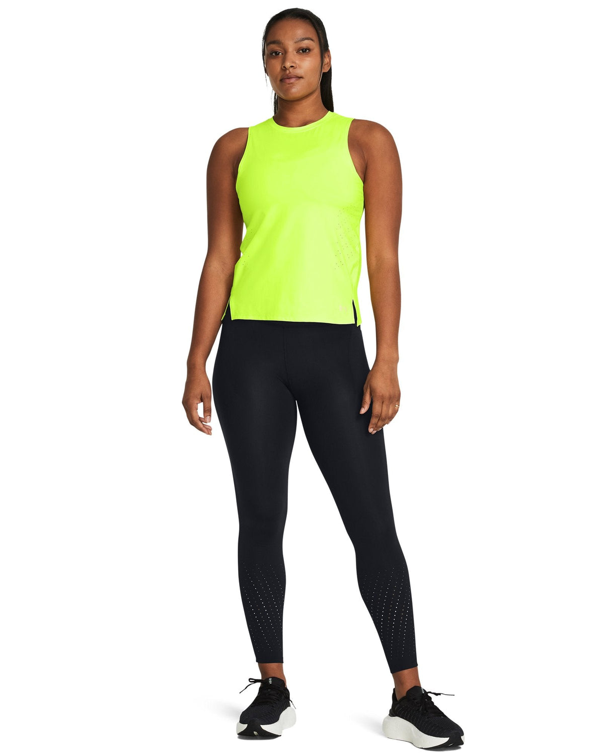 UA Launch Elite Women's Ankle Tights - Black