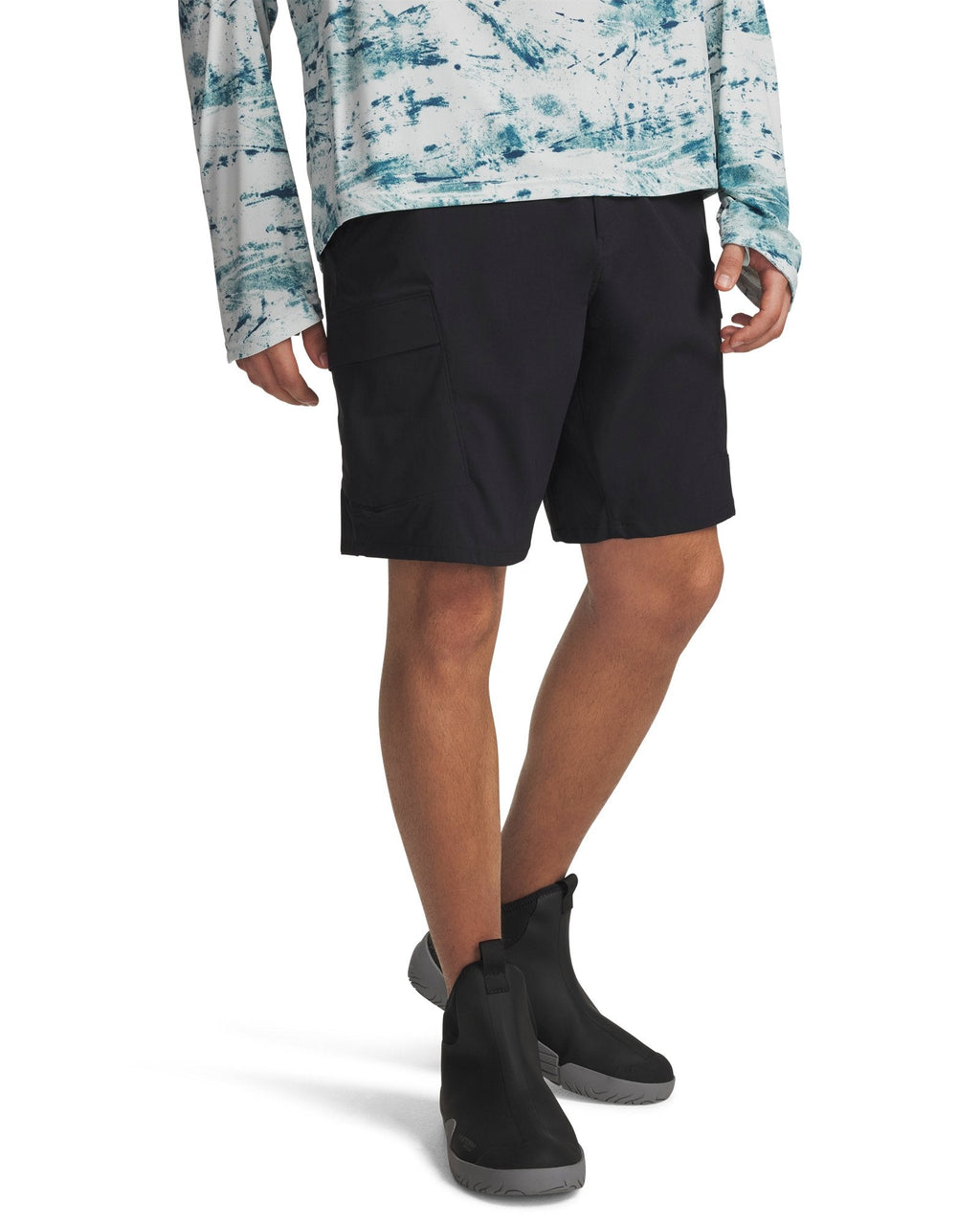 UA Fish Pro 2.0 Men's 9" Cargo Shorts - Black