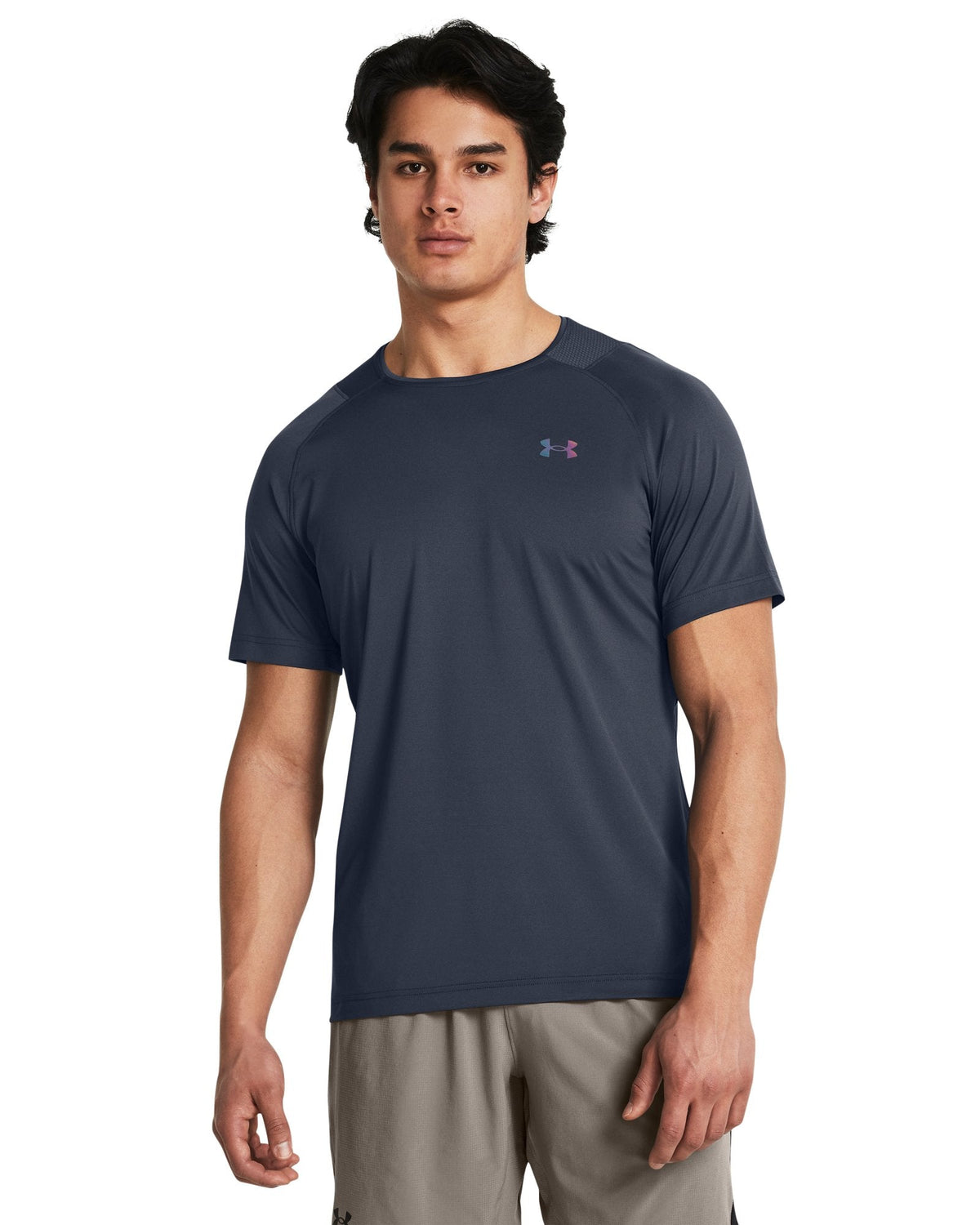 UA Vanish Elite Vent Men's Short Sleeve - Gray