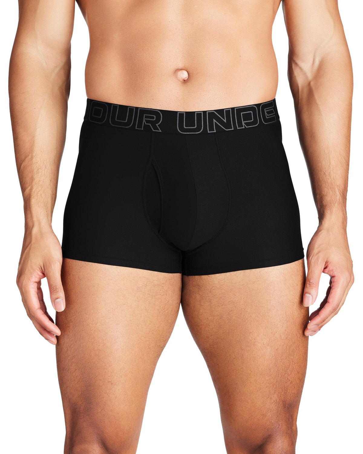 Men's UA Performance Tech™ 3" Boxerjock® null - Black