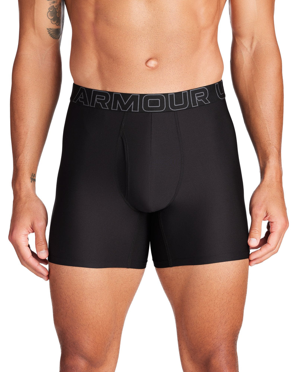UA Performance Tech™ Mesh Men's 6" 3-Pack Boxerjock® - Black