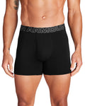 UA Performance Cotton Men's 6" 3-Pack Boxerjock® - Black