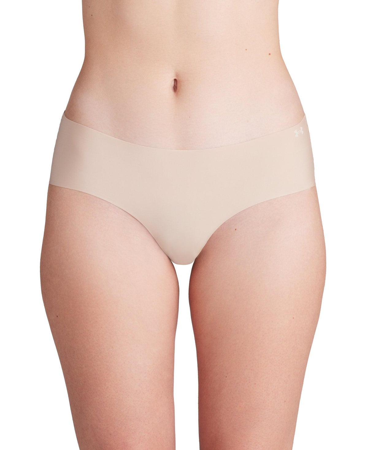 UA Pure Stretch Women's 3-Pack No Show Hipster - Brown