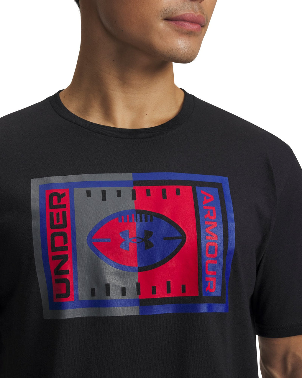 UA Football Icon Men's Short Sleeve - Black