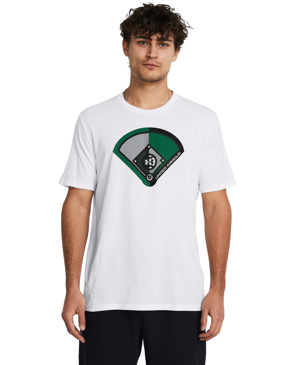 UA Baseball Icon Men's Short Sleeve - White