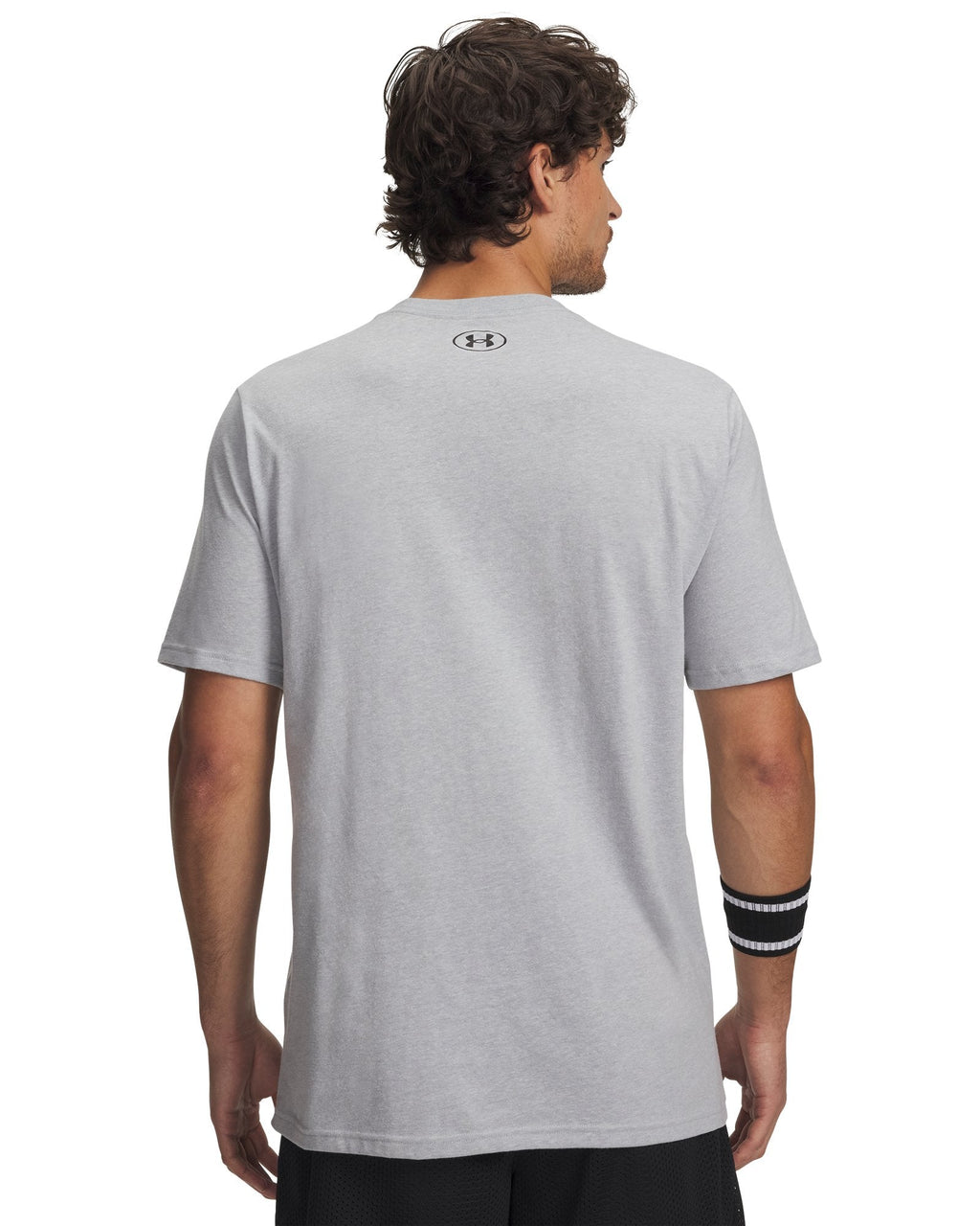 UA Basketball Icon Men's Short Sleeve - Gray