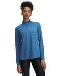 UA Tech™ Twist Women's ½ Zip - Blue