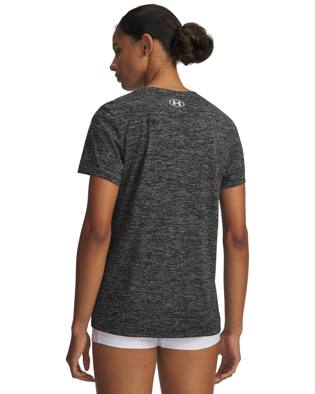 UA Tech™ Twist Women's V-Neck Short Sleeve - Black