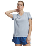 UA Tech™ Women's V-Neck Short Sleeve - Blue