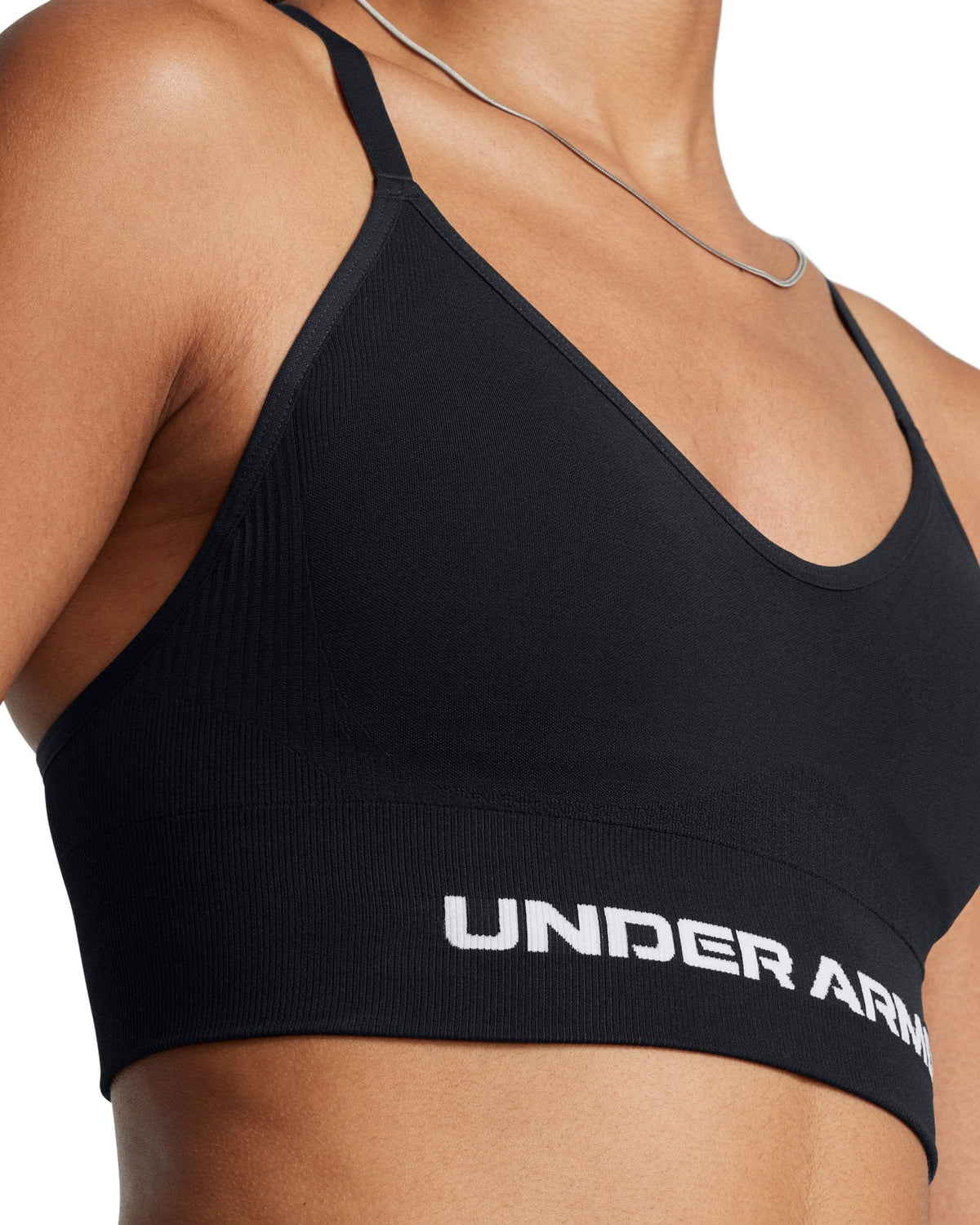 UA Vanish Seamless Low Women's Sports Bra - Black