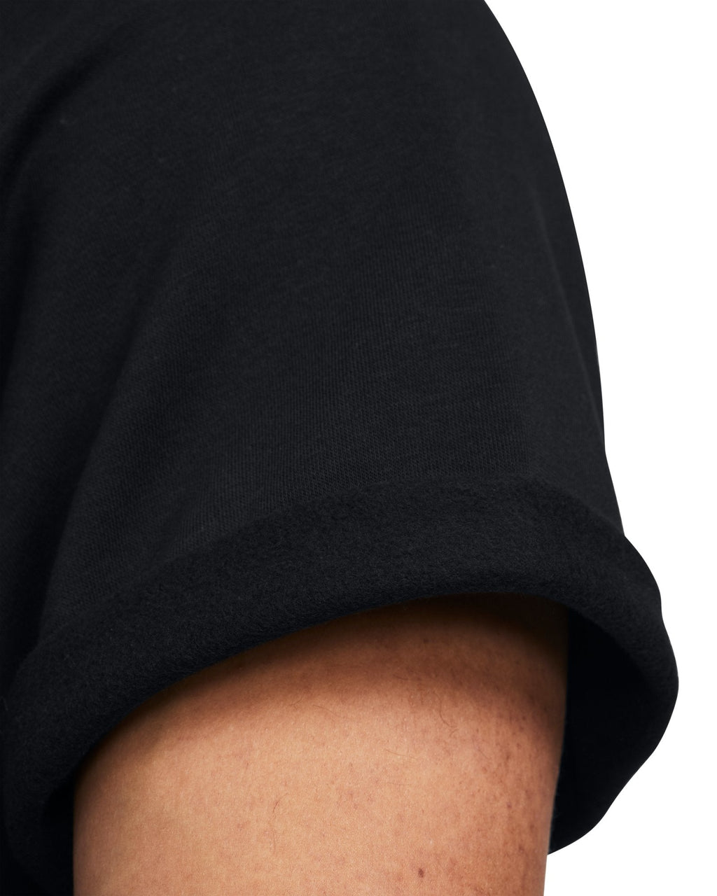 UA Rival Fleece Men's Short Sleeve Hoodie - Black
