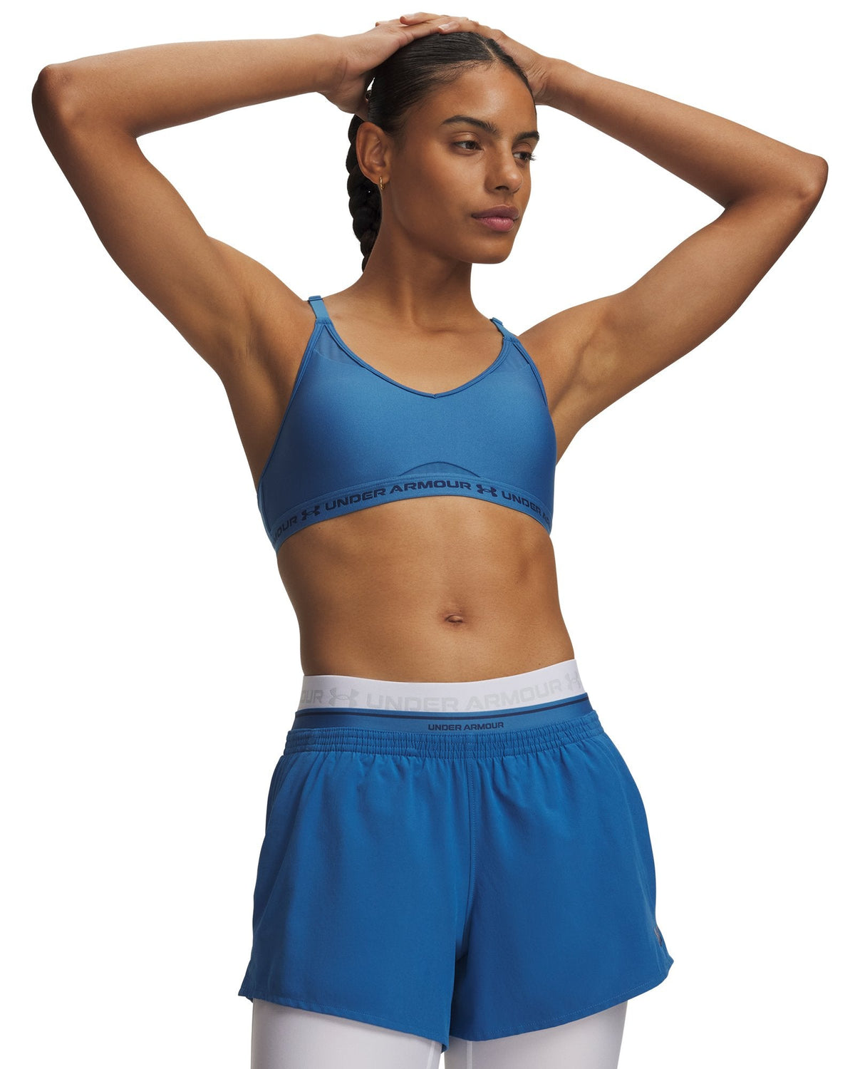 UA Crossback Low Women's Sports Bra - Blue