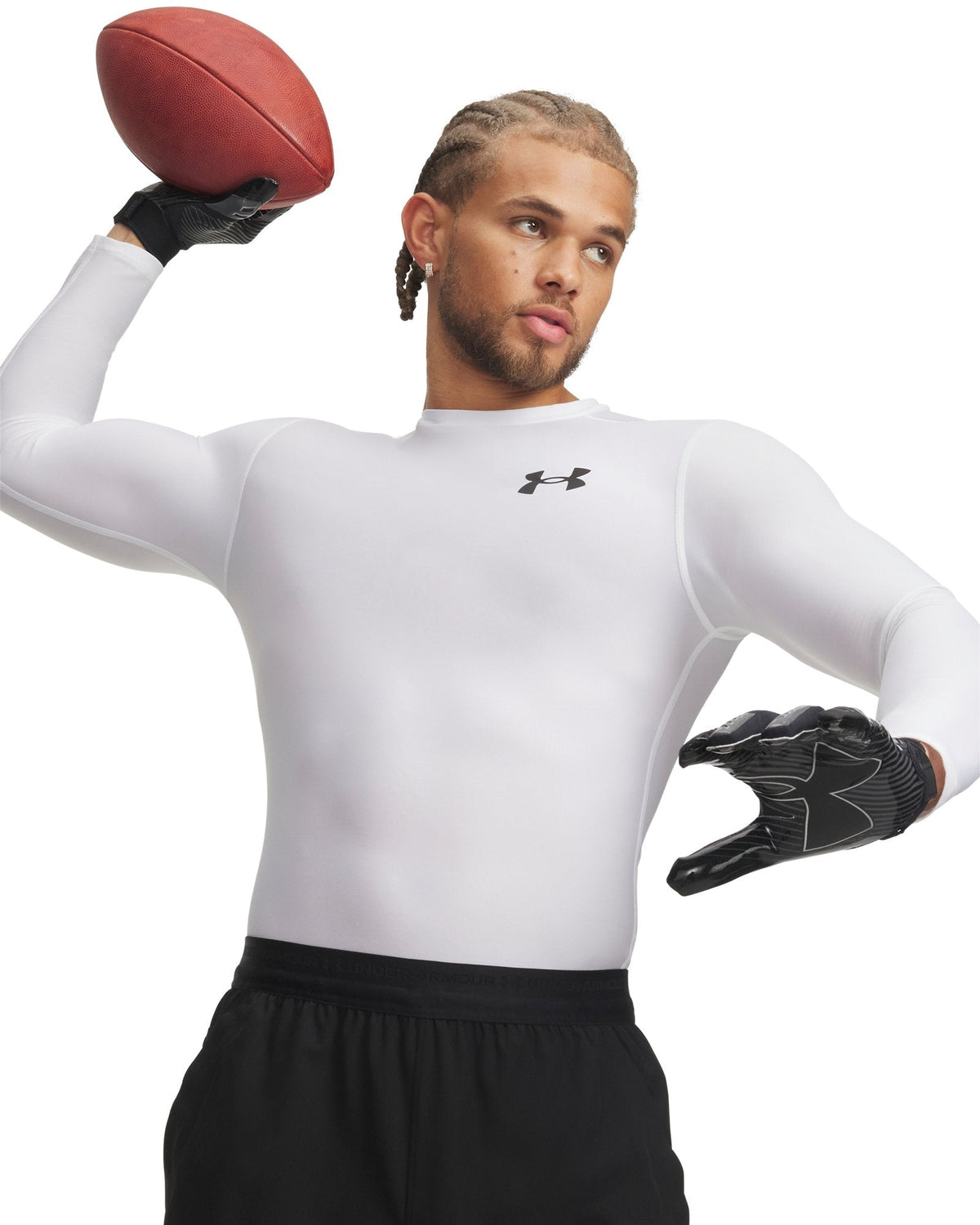 HeatGear® OG Compression Men's Long Sleeve - White