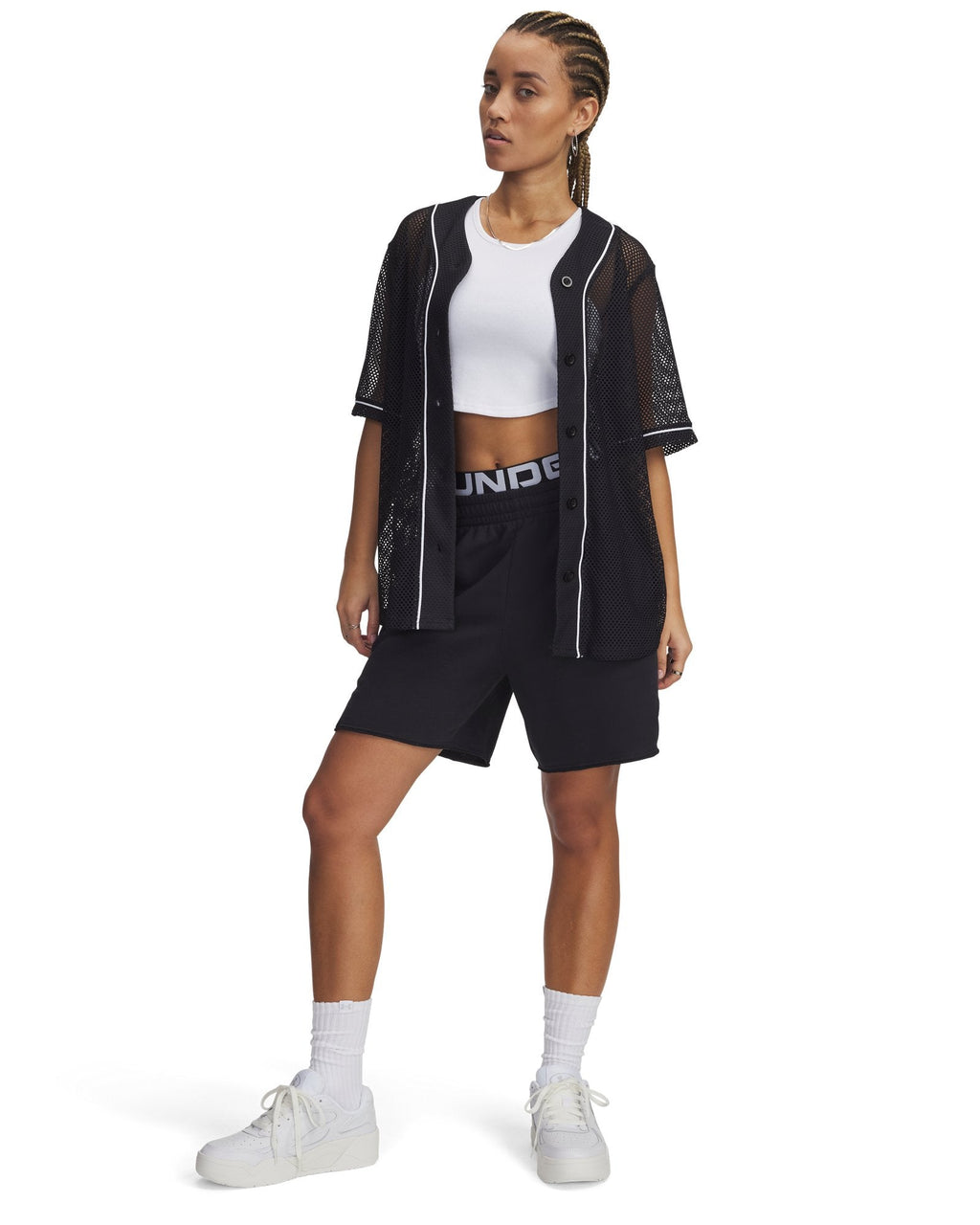 UA Sportstyle Women's Baseball Jersey - Black