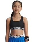 UA Crossback Girls' Sports Bra - Black
