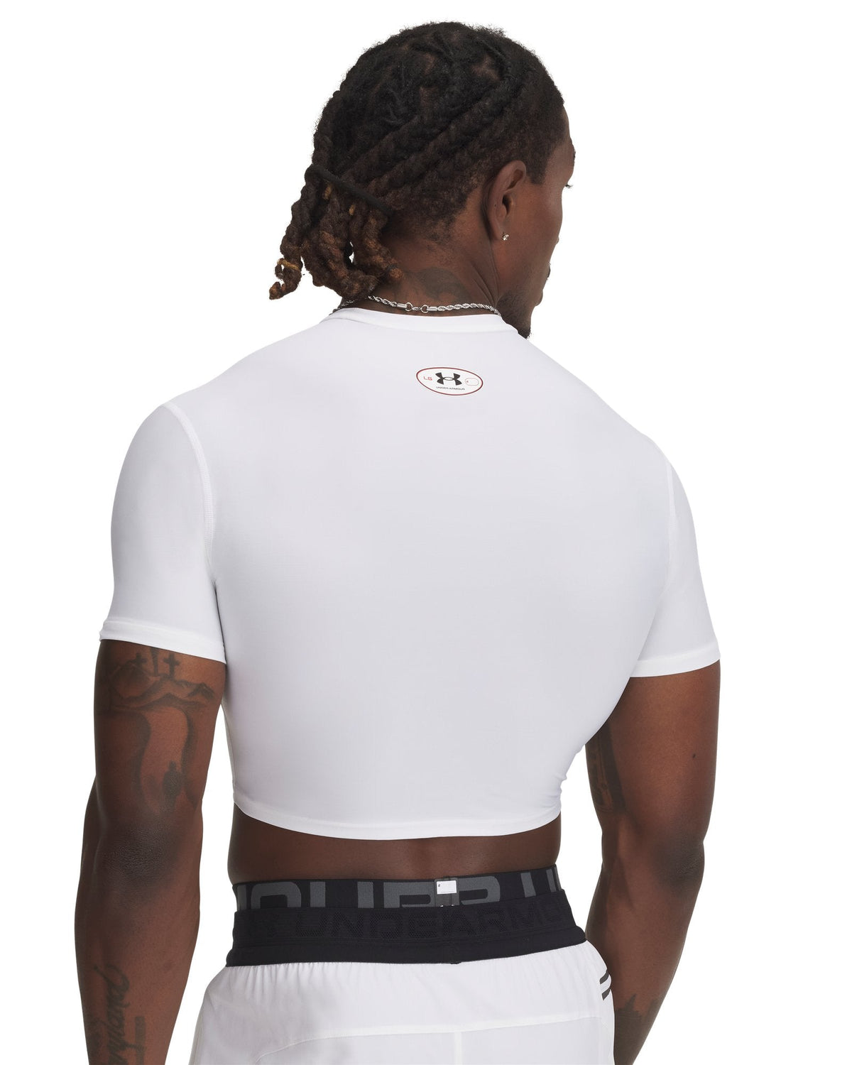 HeatGear® OG Compression Men's Crop Short Sleeve - Black