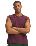 UA Icon Heavyweight Cotton Men's Tank - Red