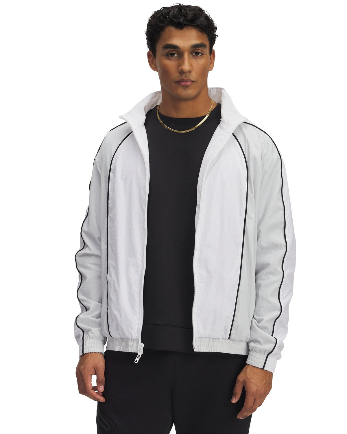UA Track Men's Jacket - White