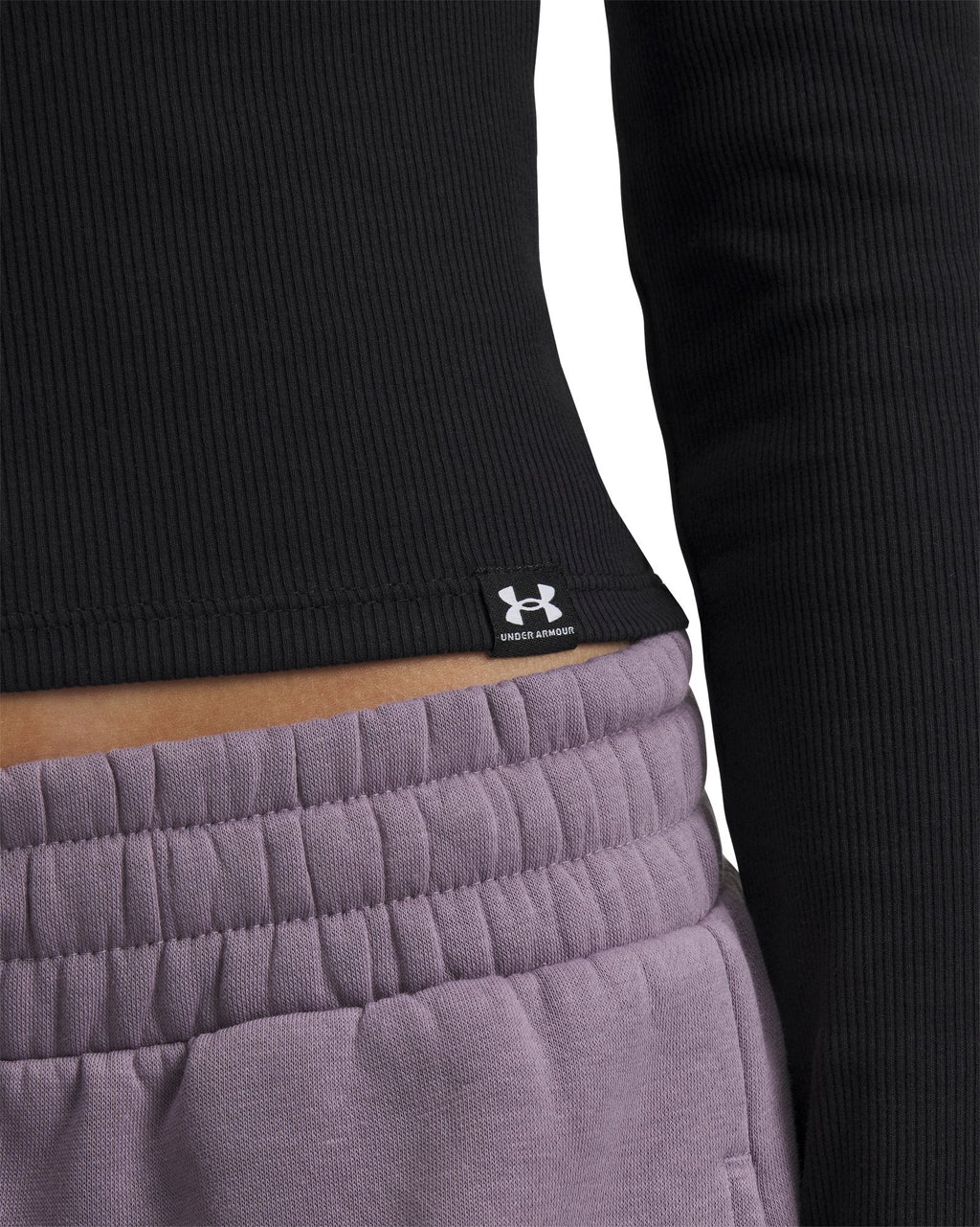 UA Rival Rib Women's Long Sleeve - Black