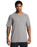 UA Icon Charged Cotton® Men's V-neck Short Sleeve - Gray