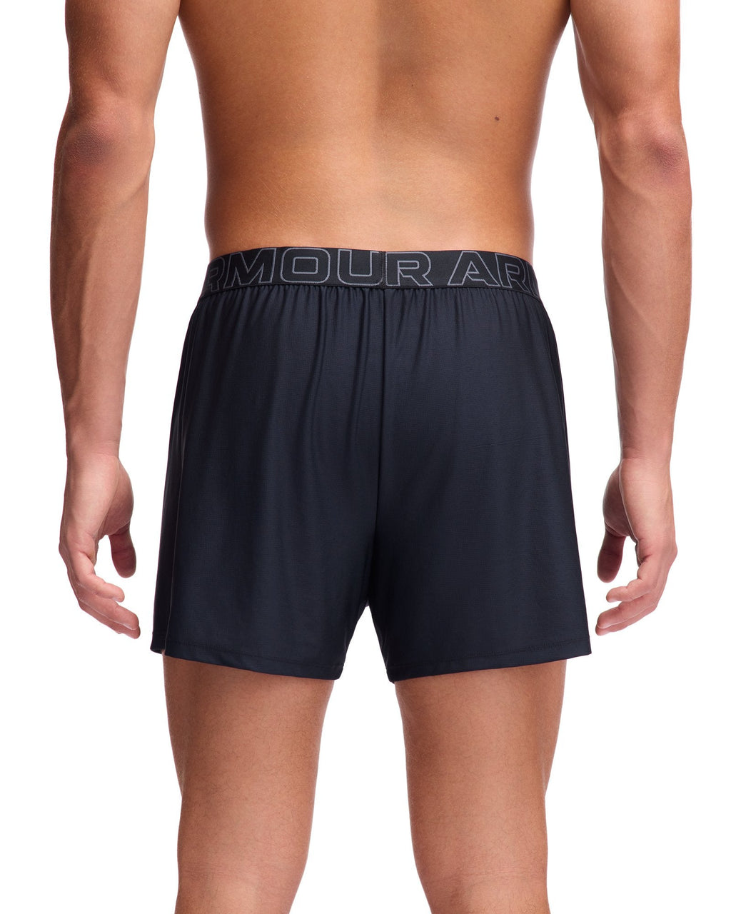 UA Performance Tech Mesh Men's 6" 3-Pack Boxer - Black