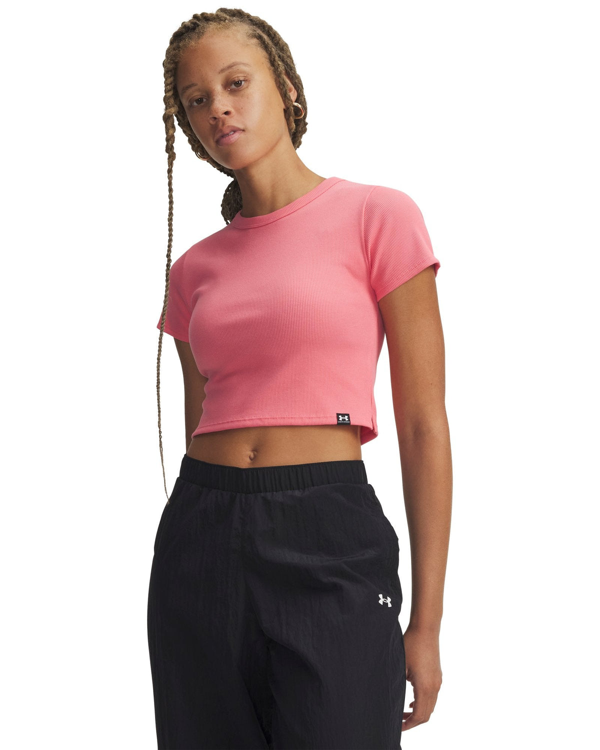 UA Rival Rib Women's Baby T-Shirt - Pink