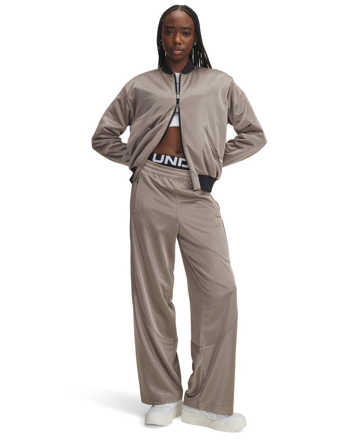 UA Courtside Dazzle Women's Pants - Brown