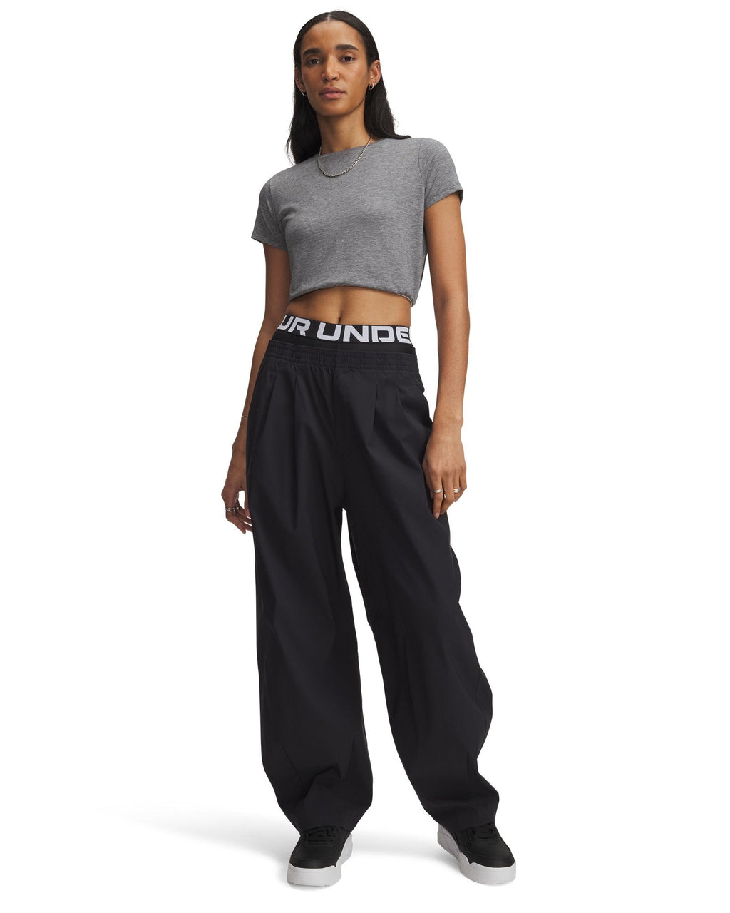UA Courtside Pleat Women's Pants - Black
