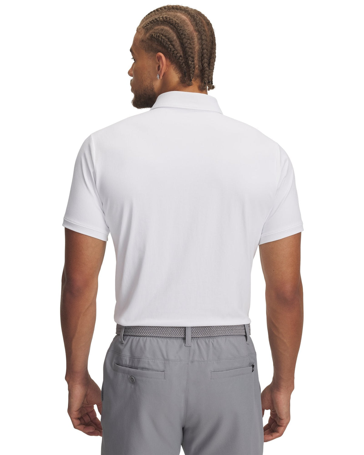 UA Drive Sport Pique Men's Polo - White