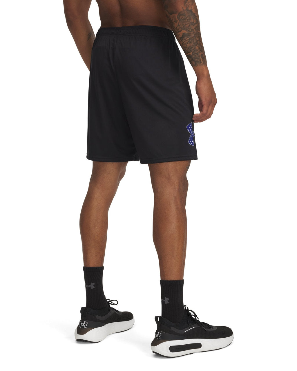UA Tech™ Freedom Big Flag Logo Men's 7" Shorts - Black