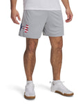 UA Tech™ Freedom Big Flag Logo Men's 7" Shorts - Gray