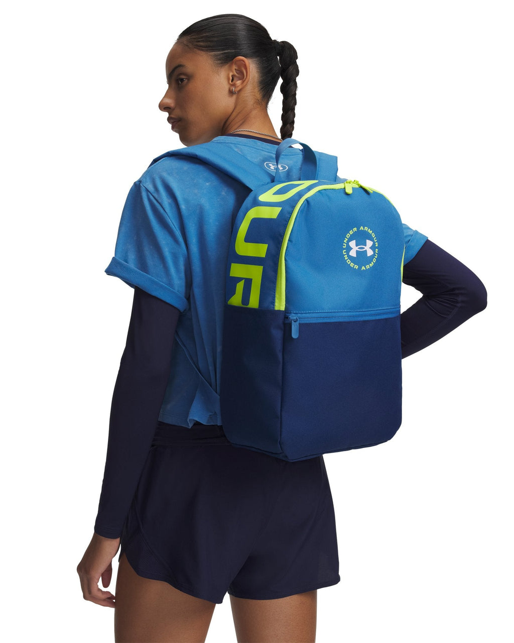 UA Essential Printed Backpack - Blue