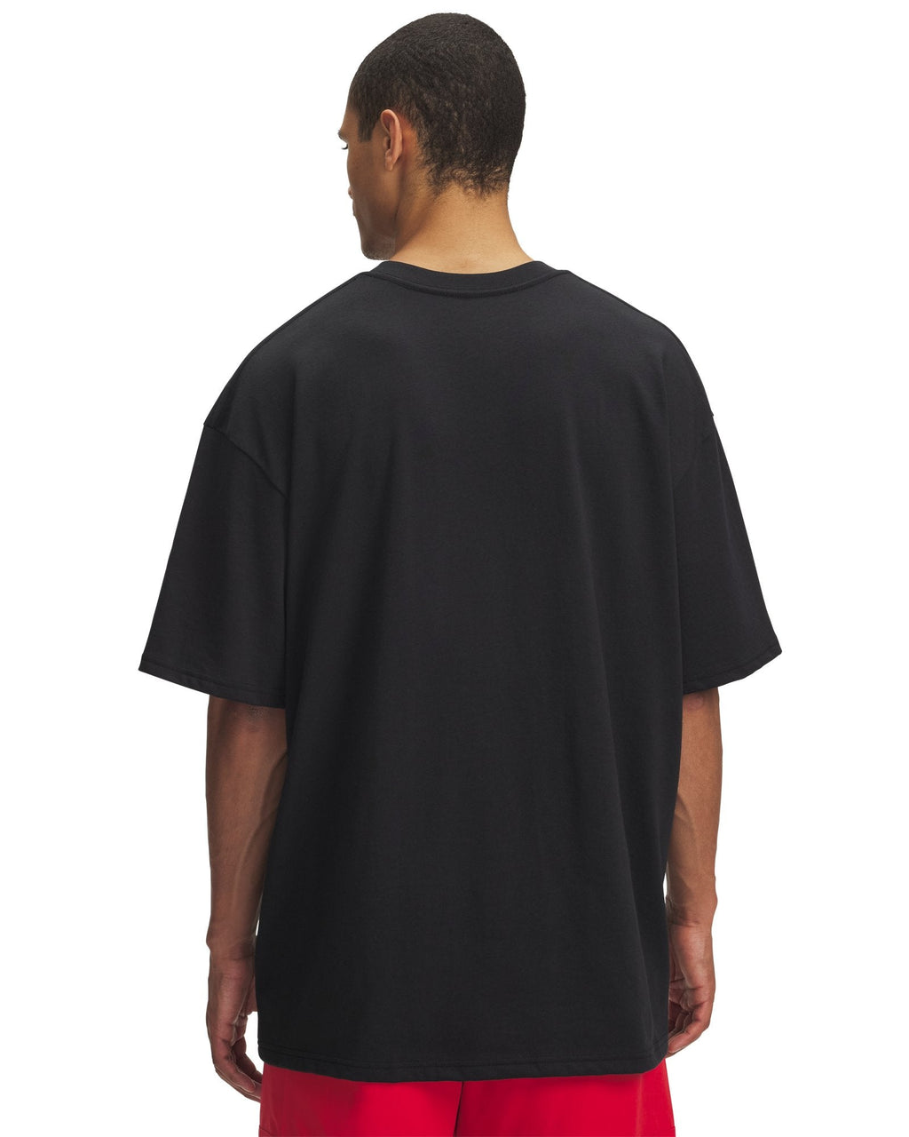 UA Hoops Branded Heavyweight Men's Short Sleeve - Black