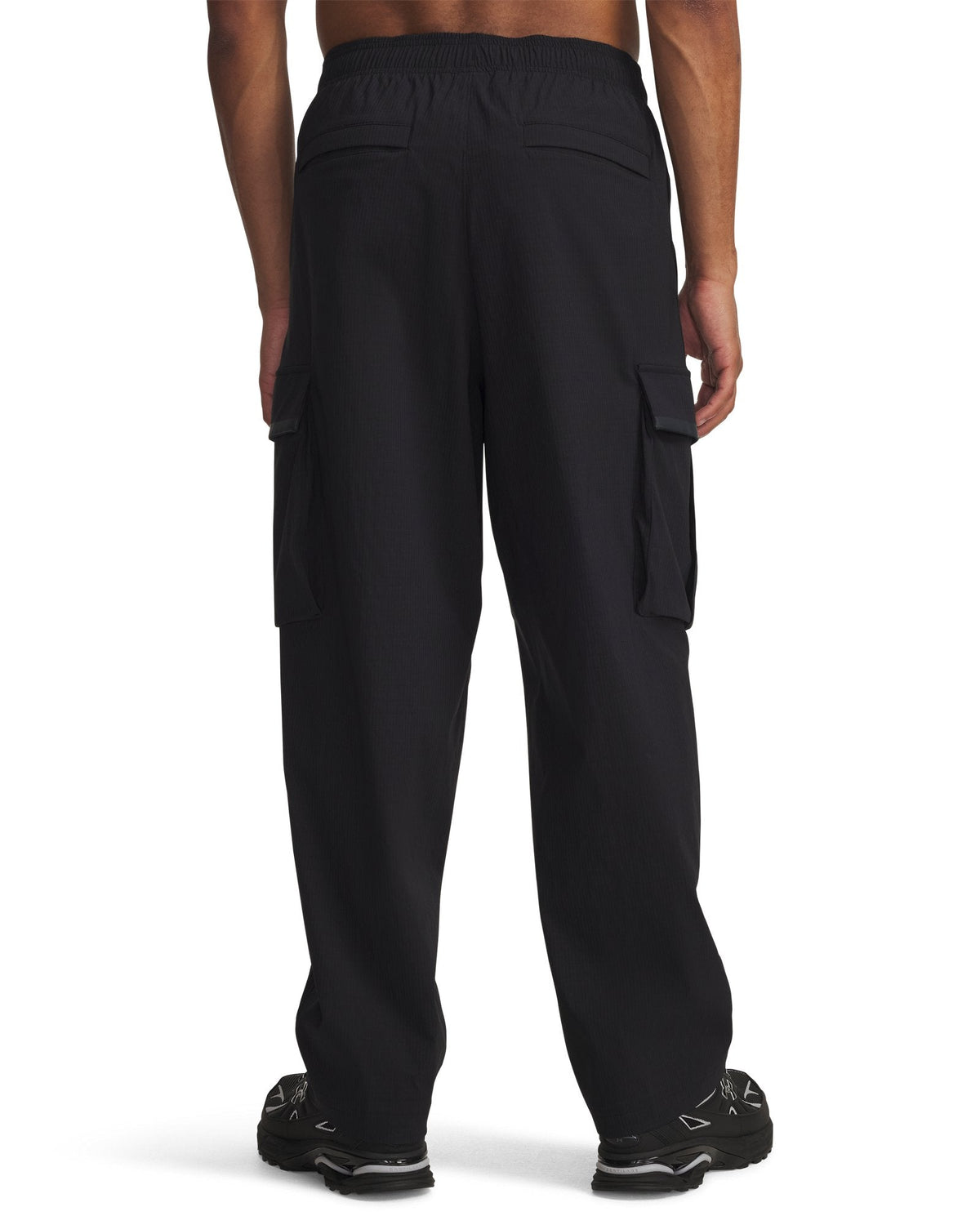 UA Unstoppable Textured Woven Men's Cargo Pants - Black