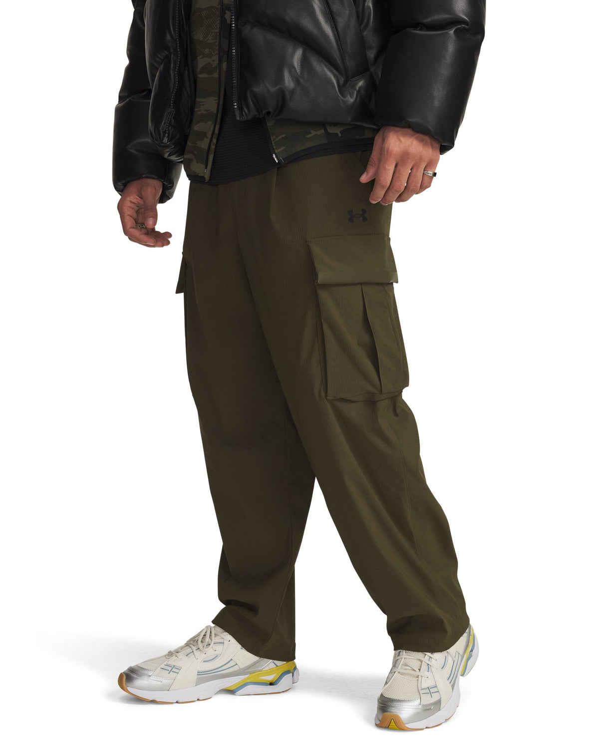 UA Unstoppable Textured Woven Men's Cargo Pants - Green