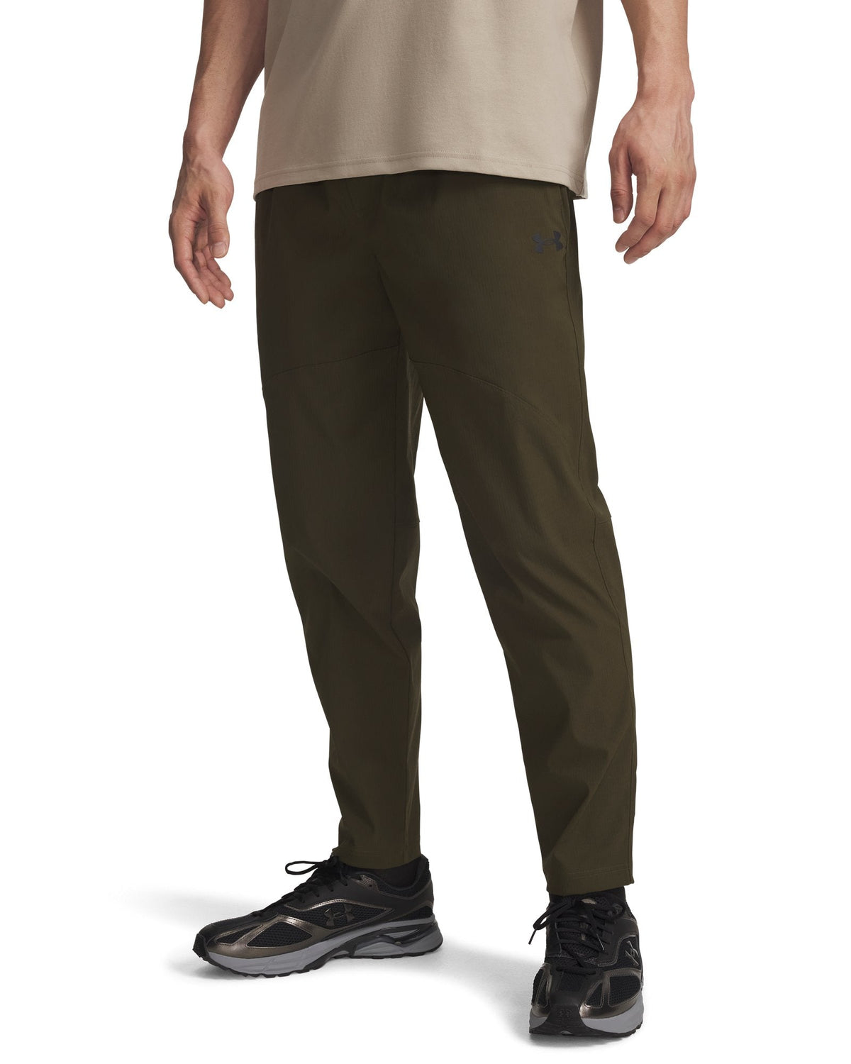 UA Unstoppable Textured Woven Men's Tapered Pants - Green